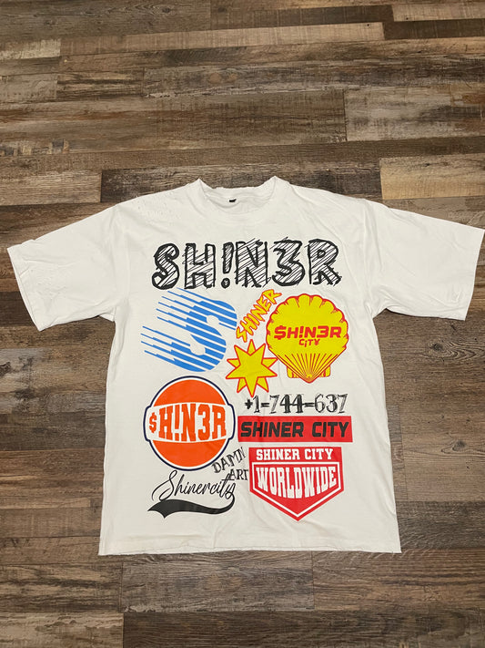SHINER LOGO OVERSIZED TEE